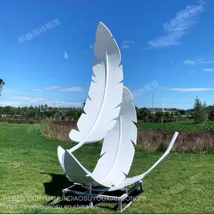 Stainless Steel Sculpture Stainless Steel Moon Tooth Sculpture Stainless Steel Sculpture Manufacturer Customization thumbnail-3