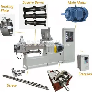 Best Price Double Screw Puff Extruder Machine Food Leisure Snack Production Line thumbnail-5