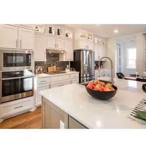 Code：9007，Calacatta Artificial Stone Quartz Slab Kitchen Countertops thumbnail-3