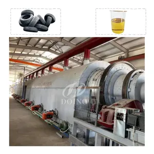 Fully Automatic Waste Tire Plastic Pyrolysis Plant Continuous Tyre To Fuel Oil Recycling Plant thumbnail-3