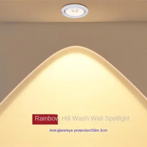 Rainbow Hill Embedded Ultra Thin Spot Light Eye Protection 3cm Wall Wash Light Without Main Light thumbnail-1