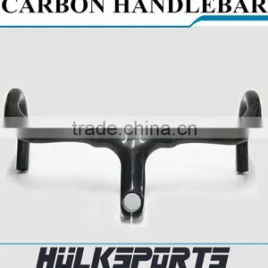 Factory Directly Supplier Carbon Road Handlebar 3K Glossy Finishing 420 mm * 90/100/110 Road Handlebar 700C Road Handle Bar thumbnail-3