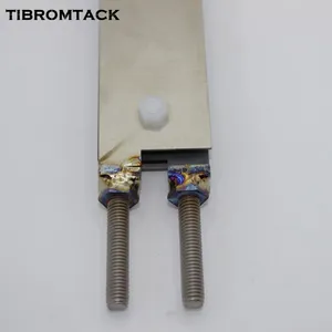 Ru-Ir Titanium MMO Electrodes Plates for Fruit Vegetable Machine, 2 Titanium Cathode Plates Without Coating and 1 Titanium Anode Plates thumbnail-1