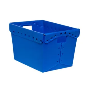 Wholesale Custom Stackable PP Corrugated Plastic Picking Totes for Warehouse Storage thumbnail-2