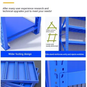 Modular Heavy Duty Steel Rack for Parts & Tools in Industrial Environments for Efficient Garage Storage thumbnail-5