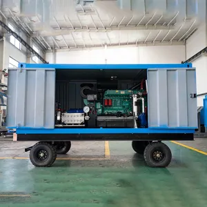 1500Bar 50-85lpm Ultra Diesel Engine Surface Preparation Cold Water High Pressure Water Jet Cleaner thumbnail-1
