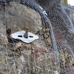 Wholesale 80/3 Mesh Active Protection System for Mining Plain Weave Rockfall Barrier Chain Link Mesh Woven Technique thumbnail-5