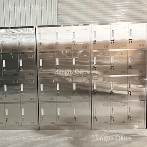 Multi-Comp Stainless Steel Locker With Name Card Slot — School Grade for Public Facility thumbnail-2