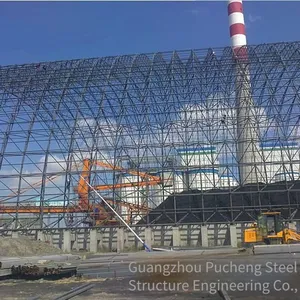 for Spans Over 40 Meters, Use Bolt - Ball Grid Structure for the Roof. it Has a High Cost - Performance Ratio, Saving Over 25% of the Cost. we Offer Design, Processing, and Construction Services. High - Strength and Ultra - Large - Span Grid Roof. thumbnail-1