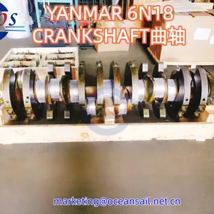 Yanmar 6N18 Crankshaft (Genuine,2nd-hand in Good Condition) thumbnail-1