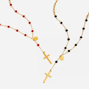 Custom Stainless Steel Necklace With Sweat & Waterproof Coating thumbnail-3