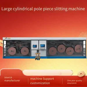 Yixinfeng Large Cylindrical Pole Piece Battery Slitting Machine With Dual-axis Unwinding and Four-axis Rewinding, Continuous Coating, Model 550, Circular Knife for Slitting thumbnail-3