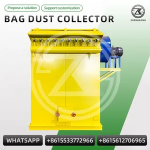 Pulse Jet Bag Filter Baghouse Dust Collector Industrial Dedusting Equipment For Workshop Dust Pollution Control ISO thumbnail-4