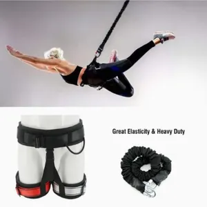 Bungee Fitness Set Yoga Bungee Cord Rope Resistance Air Dance Rope Exercise Fitness Home Gym Professional Training Equipment thumbnail-2