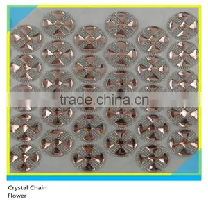24*40 cm Round Ceramic Crystal Fabric Adhesive Sheets On Sale thumbnail-3