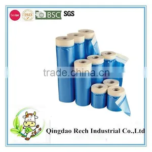 Pretaped Masking Film Hot Blue Film thumbnail-1