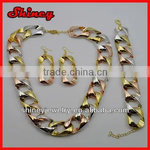 2014 Fashion New Chain Design Jewelry Sets Lead and Nickel Safe Alloy Fashion Jewelry Sets thumbnail-1