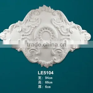 Elegant Round Decorative PU Ceiling Rose thumbnail-2
