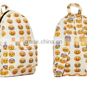 2015 VEEVAN Cute Emoji Backpack Cool Kids School Backpack thumbnail-1