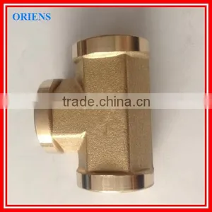 High Quality Low-priced High Temperature Casting Copper Tee, Brass Parts, Connectors thumbnail-3