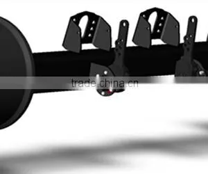 Outboard Drum Square Tube Rear L1 Trailer Bushing Trailer Axles and Parts thumbnail-1