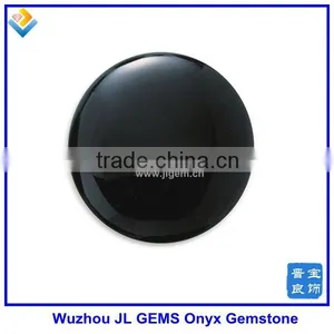 Beautiful 6mm Round Black Agate Stone thumbnail-1