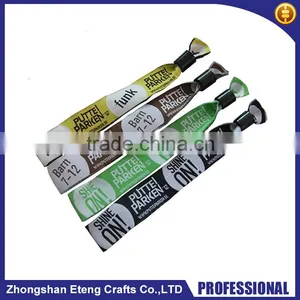 20*350mm Woven Wristbands,customized Logo Woven Wristbands thumbnail-1