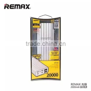 Remax Dual USB Ports Power Bank For Mobile Phone Vanguard Series 20000mAh LED Light Battery Power Bank For Mobile Phone TB-0350 thumbnail-1