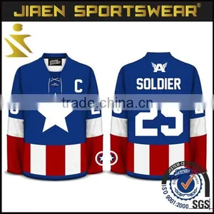 High Quality Soccer Training Bibs Sportswear Ice Hockey Jersey Team Canada Hockey Jersey thumbnail-1