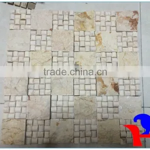 Popular Beige Marble Mosaic Tile thumbnail-1