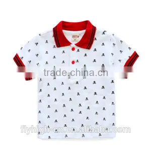 Wholesales New Arrival Custom Polo Neck Fashion T Shirt for Kids thumbnail-2