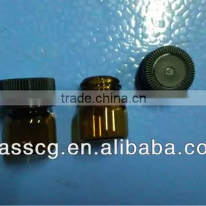 1ml 1/4 Dram Amber Glass Vial Paypal Accept thumbnail-1