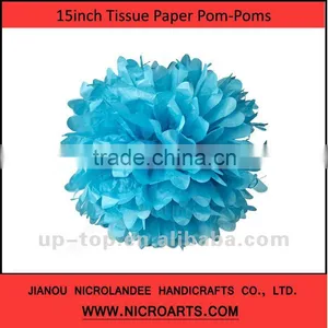 HOT!!!! Colorful Party Tissue Paper Pom Poms!!! thumbnail-1