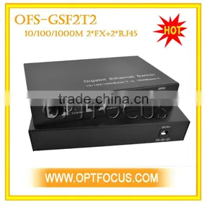 10/100/1000M 2UTP+2SFP Media Converter thumbnail-1