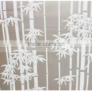 PET White Bamboo Pattern Self Adhesive Window Film Similar to 3M Window Film thumbnail-1