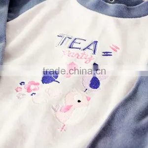 2016 Fashion Soft Boy Baby Romper Clothes With Chest Embroidery thumbnail-3