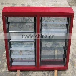Aluminium Frame Horizontal Glass Shutter Window thumbnail-2