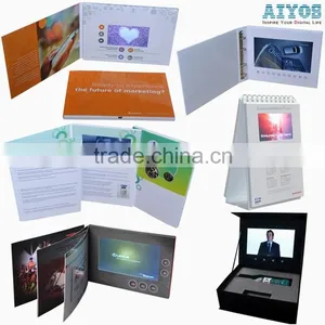 PVC Business Cards With Lcd Screen 2.4"/2.8"/4.3"/5"/7"/10" Custom Video Greeting Card thumbnail-5