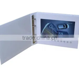 Business Gift Use and Paper Material 10inch LCD Video Brochure Cards thumbnail-2