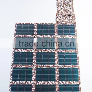 90W 16.5V / 12V FLEXIBLE CIGS THIN FILM PORTABLE Solar Charger for Military Equipment thumbnail-1