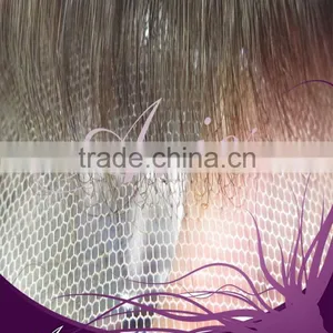 Natural French Lace Remy Toupee Hair thumbnail-3
