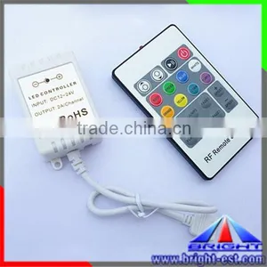 20Keys RGB RF Controller,Plastic Shell RF Remote Controller for RGB Lights,2A*3CH RF 3 Channels RF Controller LED thumbnail-1