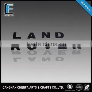 Hot Sale Car Emblem 3D Self-adhesive Black ABS Plastic Car Emblem Custom thumbnail-1