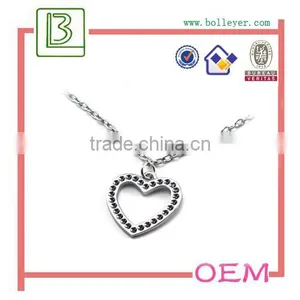 Gold Tone Ring Pendant Men Necklace With Ball Chain thumbnail-5