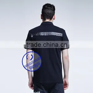 Single Jersey Men's Blank Polo Shirt With Custom Label thumbnail-4