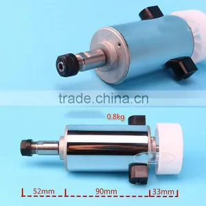 52mm 300w 0.4Nm ER11 3000rpm dc 12v Air Cooled Spindle Motor for Cnc Diy Carving Pcb Milling Machine thumbnail-2