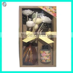 Potpourri Flower Orange Glass Bottle Reed Diffuser thumbnail-1
