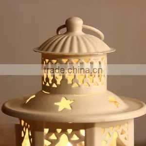European-style Metal Candle Holder,iron Candlestick Lantern thumbnail-3