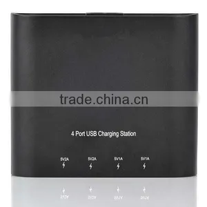 5V 8A MAX 4 USB Ports Superfast Charging Frosted Shell Desktop USB Charger thumbnail-2