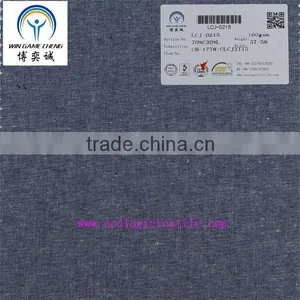 70%COTTON 30%LINEN INTERWOVEN CHAMBRAY FABRIC thumbnail-1